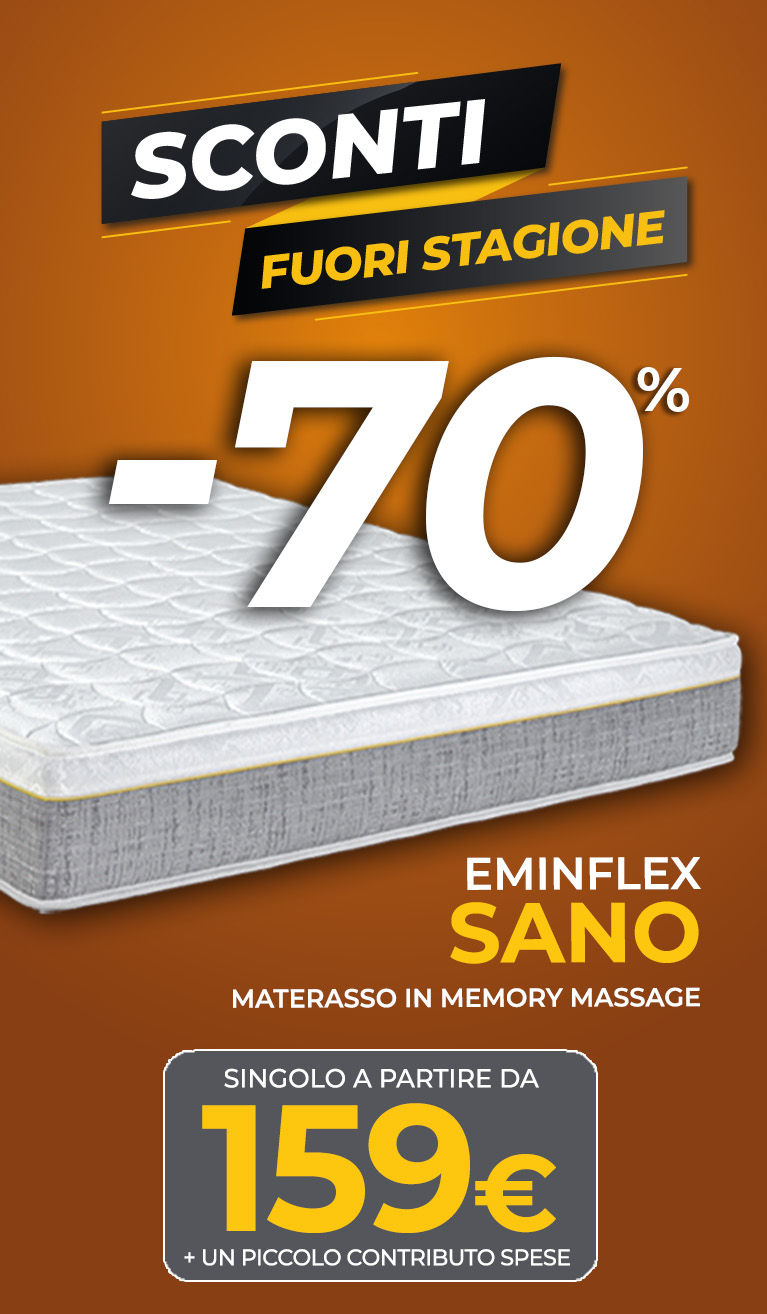 Eminflex offerta materasso Sano singolo